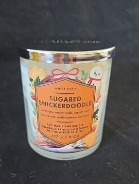 Bath & Body Works / White Barn SUGARED SNICKERDOODLE Candle - 1 Wick